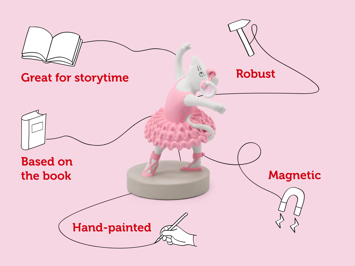 Tonies - एंजेलिना बैलेरिना अंग्रेज़ी ध्वनि आकृति