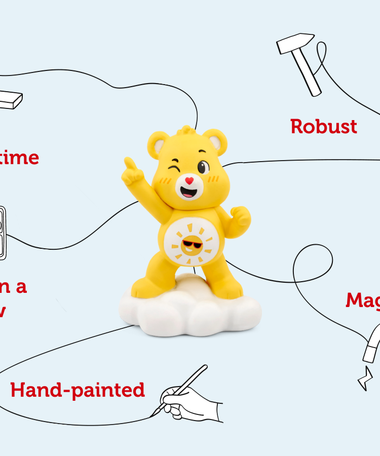 Tonies - केयर बेयर्स मज़ेदार भालू अंग्रेज़ी आवाज़ वाला आंकड़ा