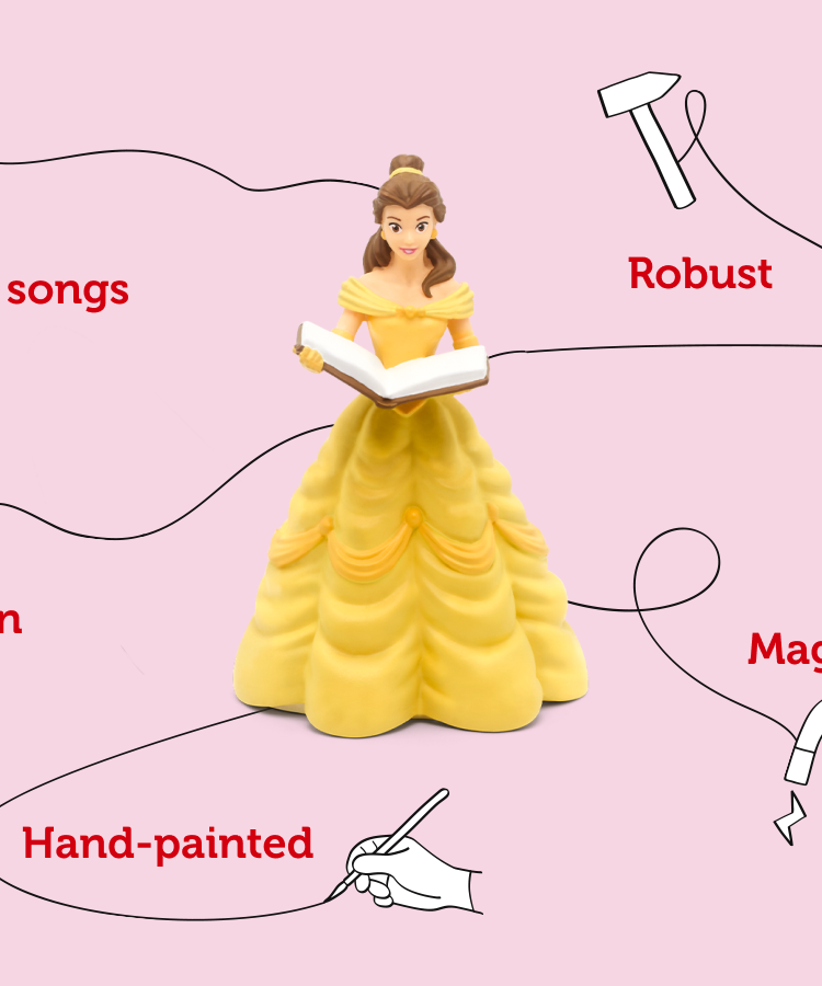 Tonies - Disney राजकुमारी सुंदर और दुष्ट अंग्रेज़ी ध्वनि आकृति