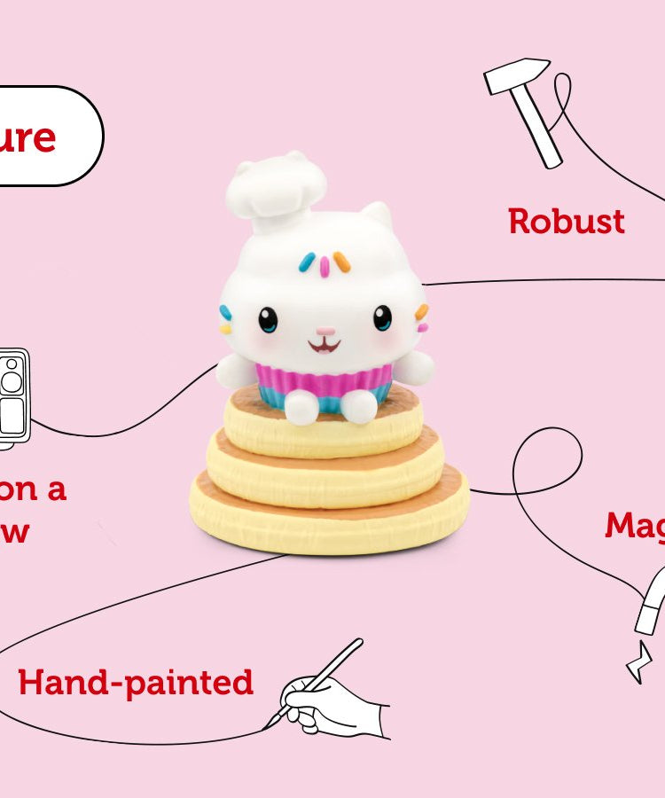 Tonies - गैबी का गुड़ियाघर केक वाला बिल्ली अंग्रेज़ी ध्वनि आकृति