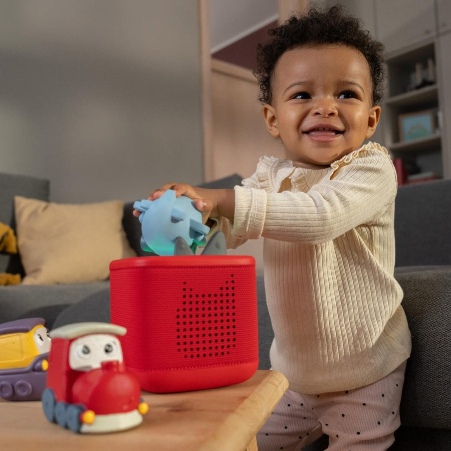 Tonies - मेरी पहली Tonies - यात्रा सेट अंग्रेज़ी ध्वनि वाले मुलायम आकृतियाँ