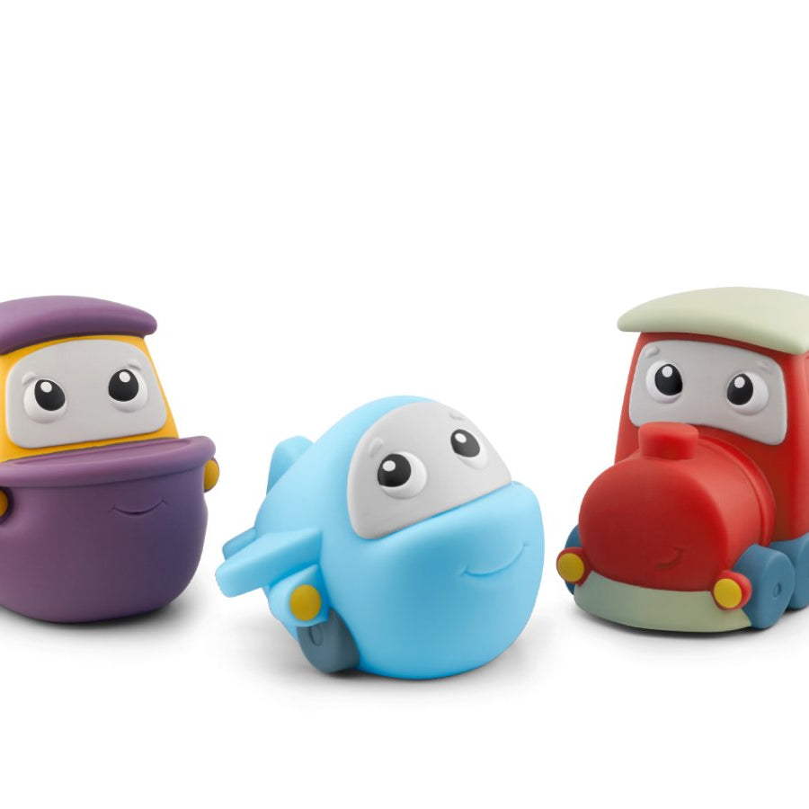 Tonies - मेरी पहली Tonies - यात्रा सेट अंग्रेज़ी ध्वनि वाले मुलायम आकृतियाँ