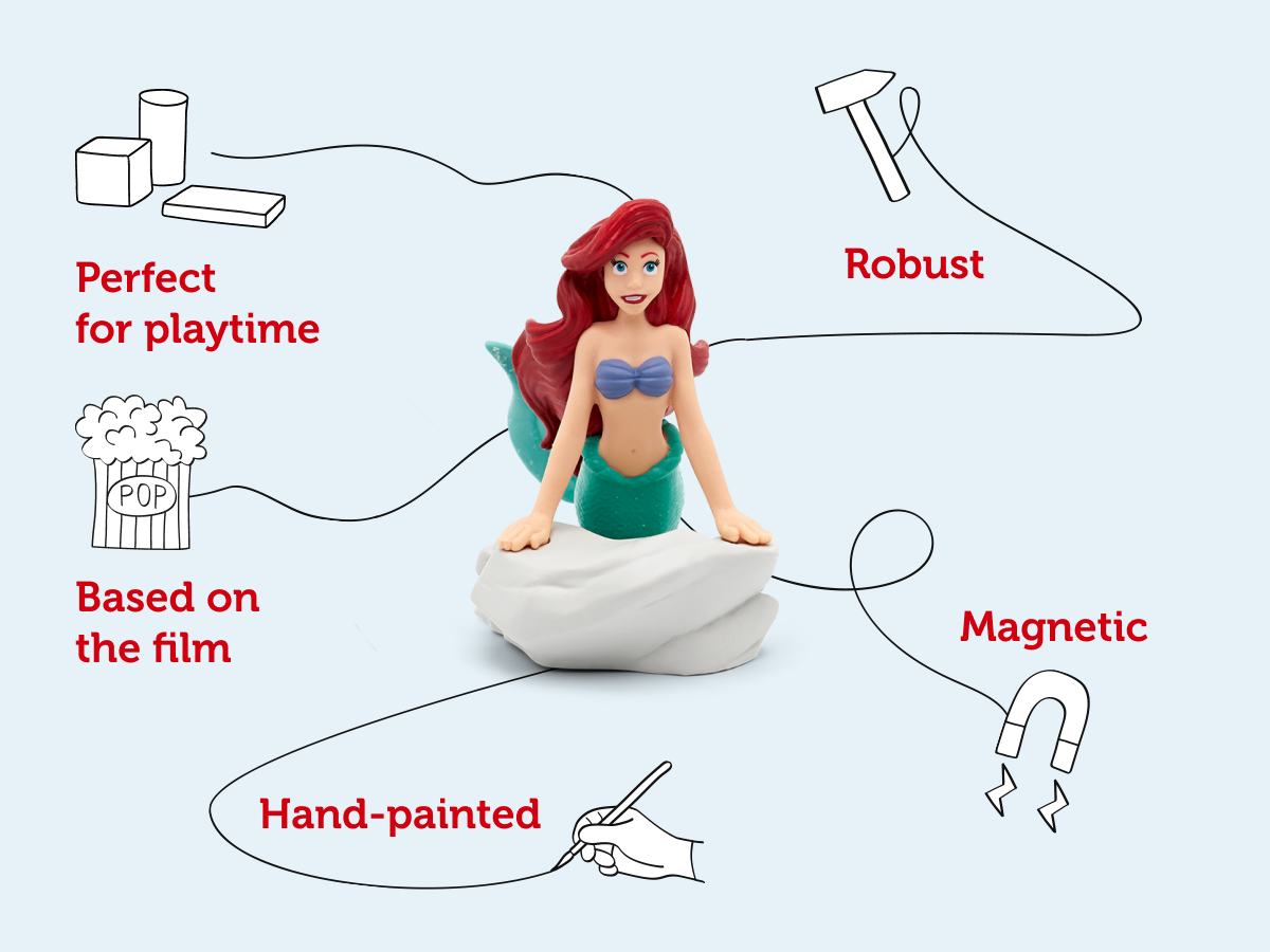 Tonies - अंग्रेज़ी Disney राजकुमारी छोटी जलपरी ध्वनि आकृति