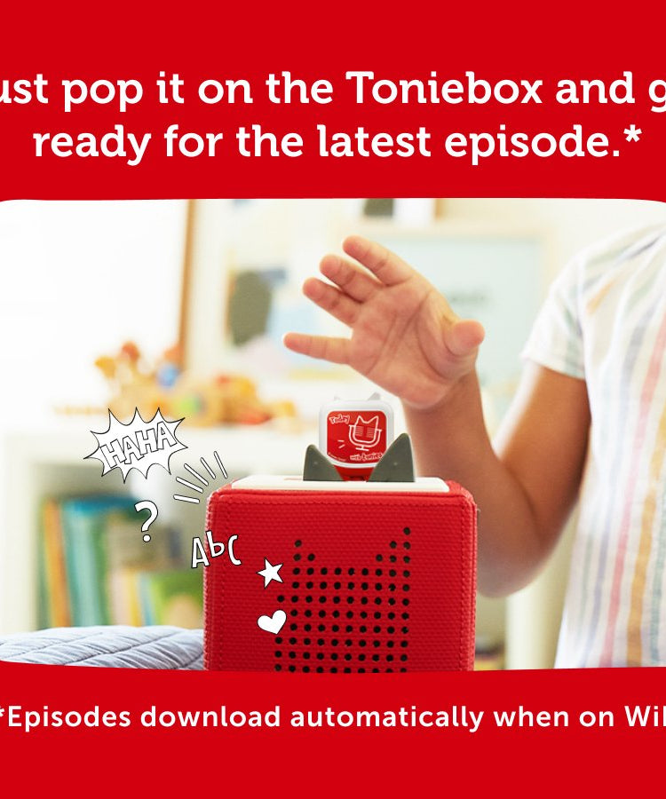Tonies - अंग्रेज़ी दैनिक नवीनीकृत पॉडकास्ट आकृति