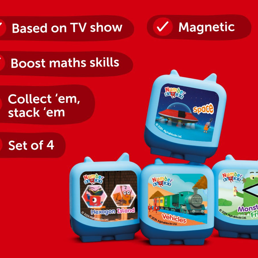 Tonies - अंग्रेज़ी Numberblocks के साथ सीख रहा हूँ ध्वनि आकृति