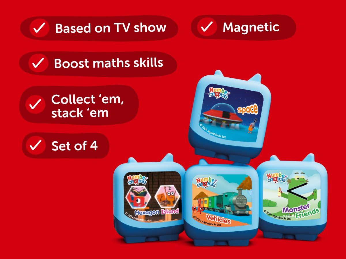 Tonies - अंग्रेज़ी Numberblocks के साथ सीख रहा हूँ ध्वनि आकृति