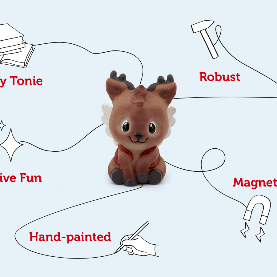 Tonies - छोटे हिरण की क्रिसमस की इच्छा अंग्रेज़ी आवाज़ वाला आंकड़ा