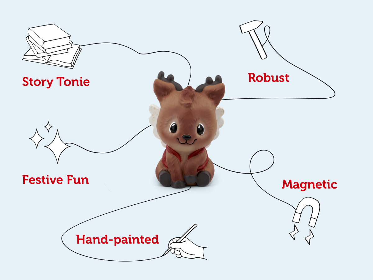 Tonies - छोटे हिरण की क्रिसमस की इच्छा अंग्रेज़ी आवाज़ वाला आंकड़ा