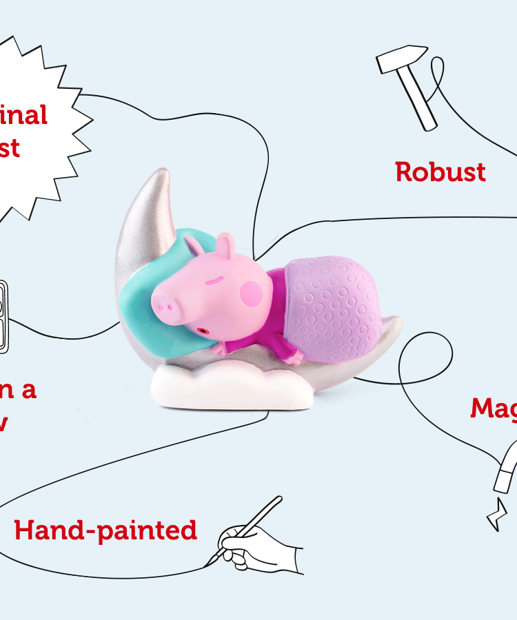 Tonies - पेप्पा पिग सोने का समय कहानियाँ अंग्रेज़ी आवाज़ वाली आकृति