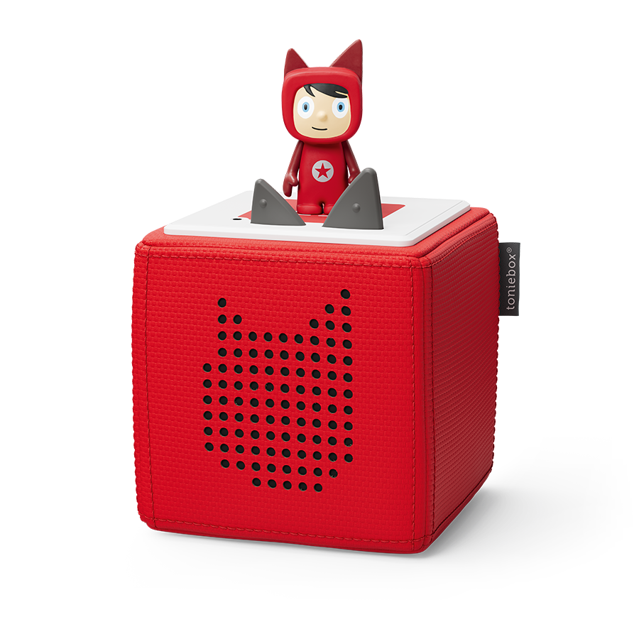 Tonies - Toniebox 1 लाल शुरुआत सेट बॉक्स