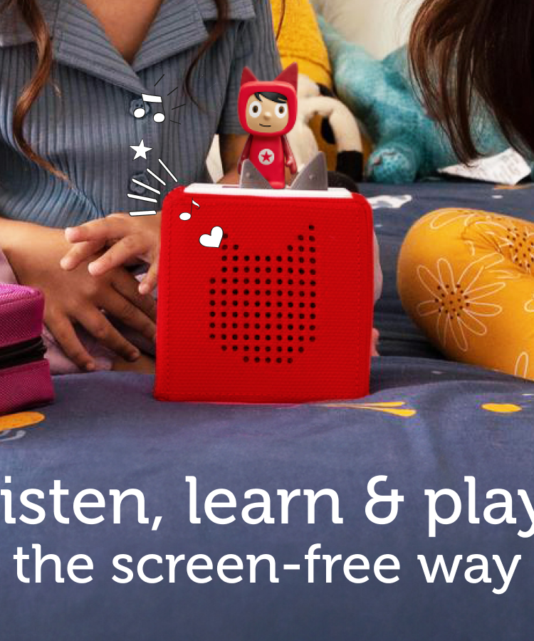 Tonies - Toniebox 1 लाल शुरुआत सेट बॉक्स