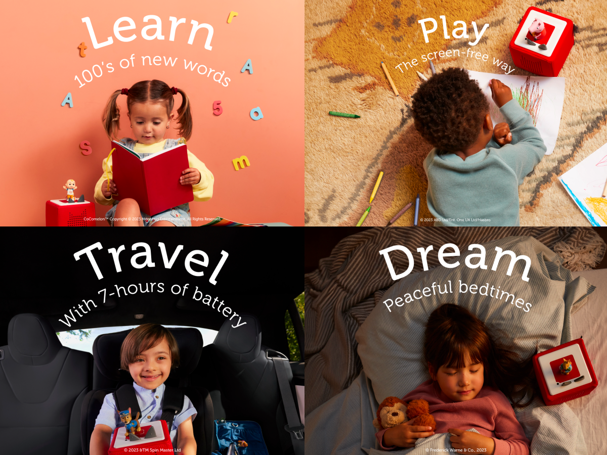 Tonies - Toniebox 1 गुलाबी शुरुआत सेट बॉक्स