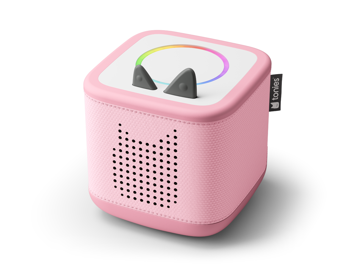Tonies - Toniebox 2 बादल गुलाबी प्रारंभिक सेट बॉक्स