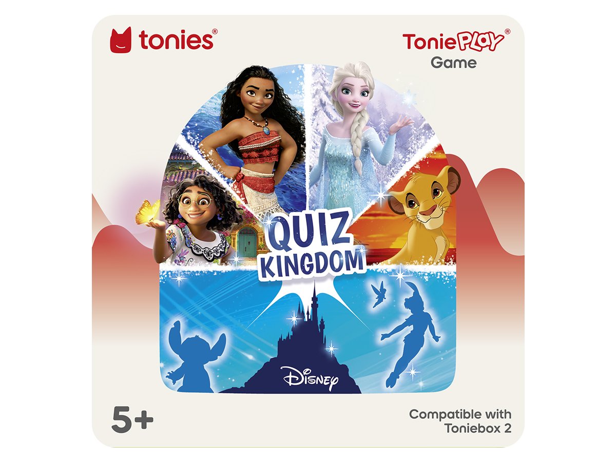 Tonies - Tonieplay Disney ज्ञान प्रतियोगिता साम्राज्य अंग्रेज़ी Toniebox 2 खेल