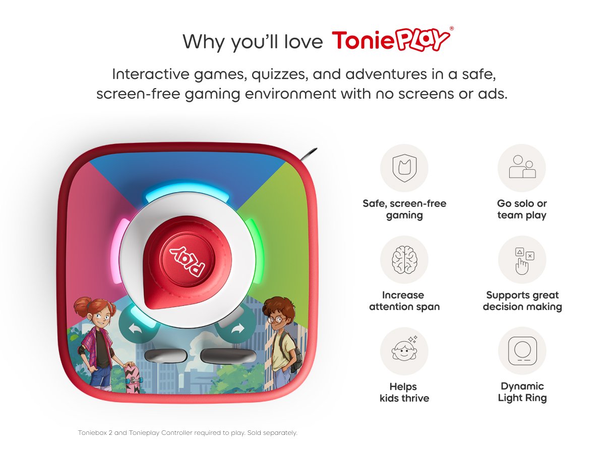 Tonies - Tonieplay रहस्यमय Mavericks अंग्रेज़ी Toniebox2 खेल