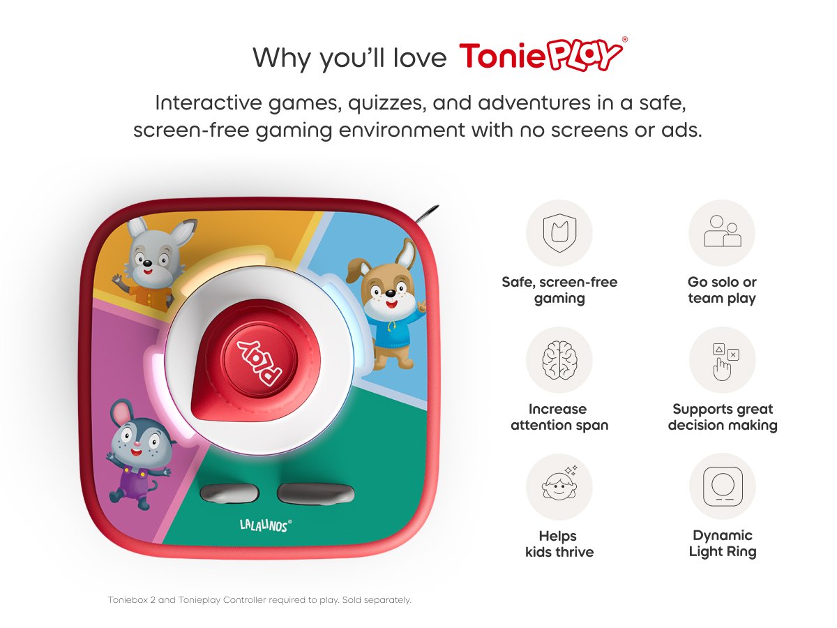 Tonies - Tonieplay Lalalinos: बम्बालू में आपका दिन! अंग्रेज़ी Toniebox 2 खेल