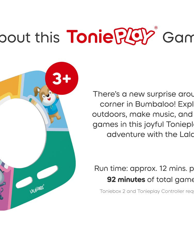 Tonies - Tonieplay Lalalinos: बम्बालू में आपका दिन! अंग्रेज़ी Toniebox 2 खेल
