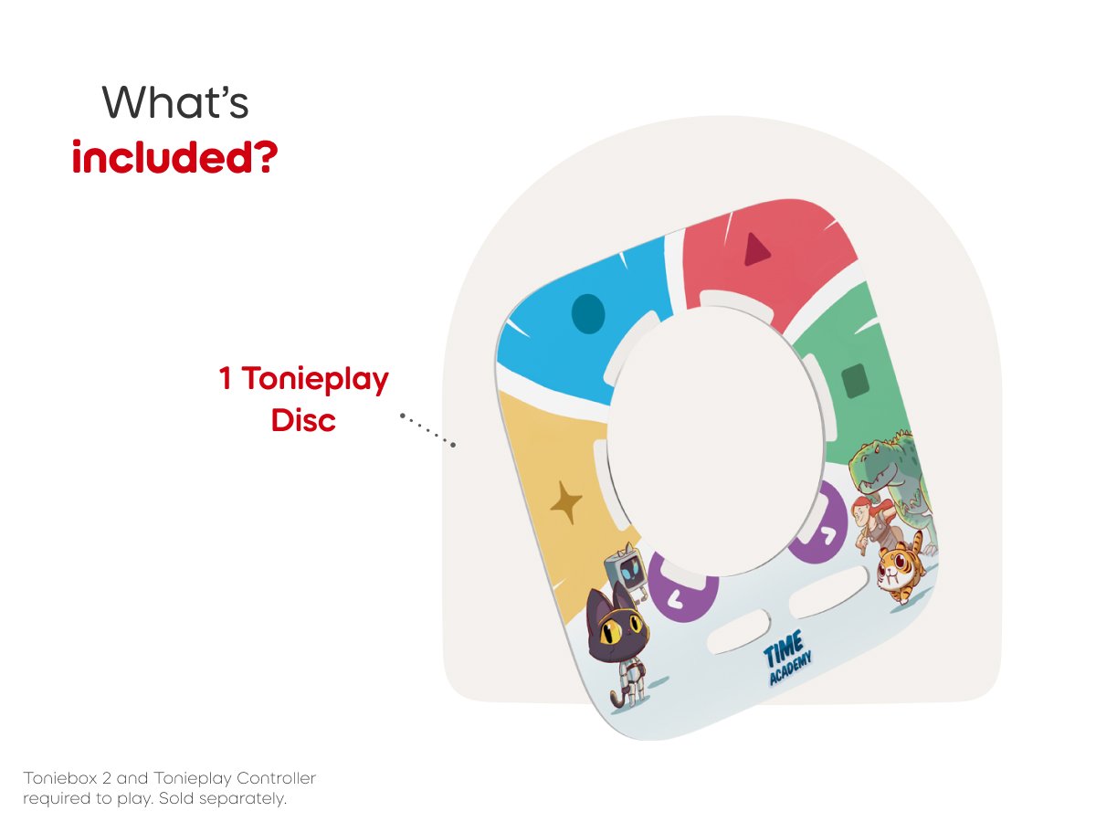 Tonies - Tonieplay समय अकादमी अंग्रेज़ी Toniebox2 खेल