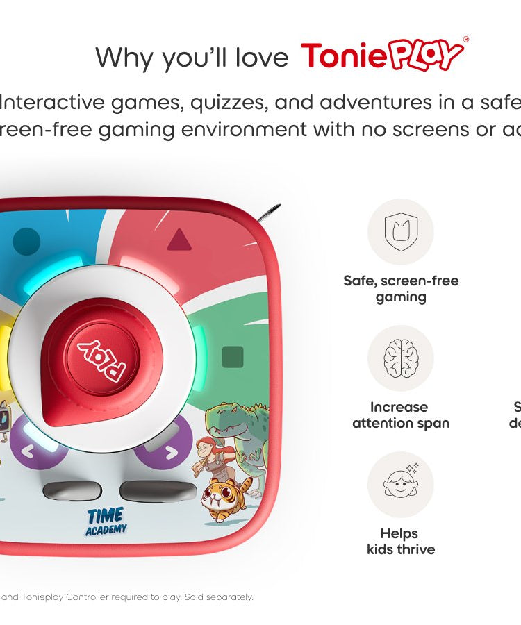 Tonies - Tonieplay समय अकादमी अंग्रेज़ी Toniebox2 खेल