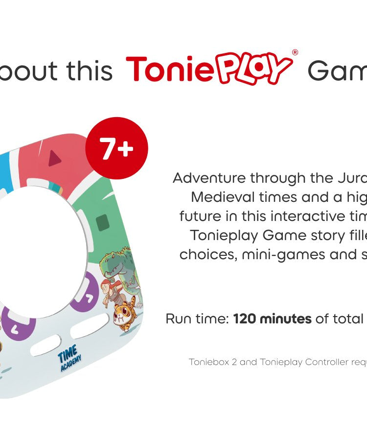 Tonies - Tonieplay समय अकादमी अंग्रेज़ी Toniebox2 खेल