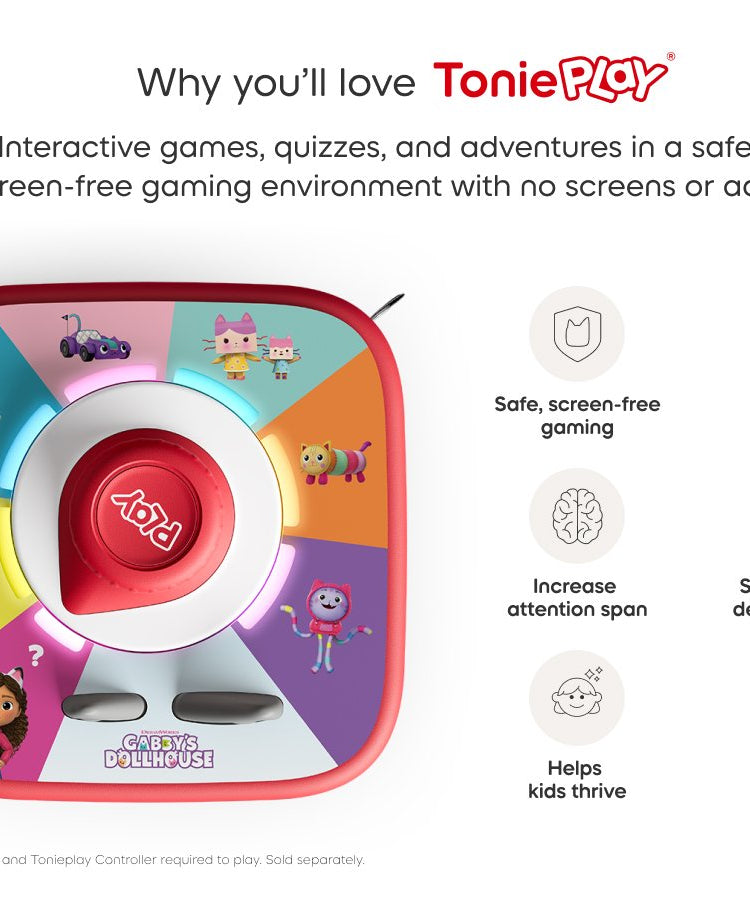 Tonies - Tonieplay समय अकादमी अंग्रेज़ी Toniebox2 खेल