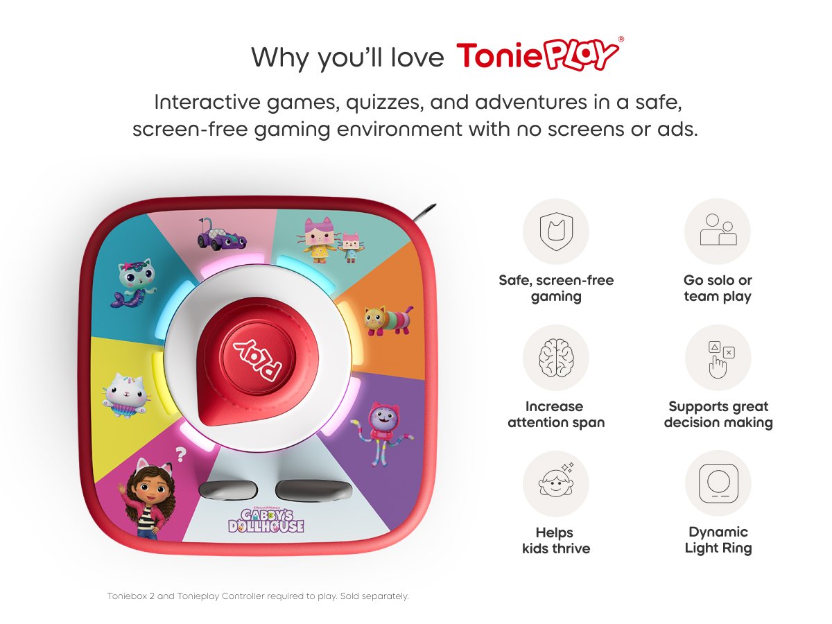Tonies - Tonieplay समय अकादमी अंग्रेज़ी Toniebox2 खेल