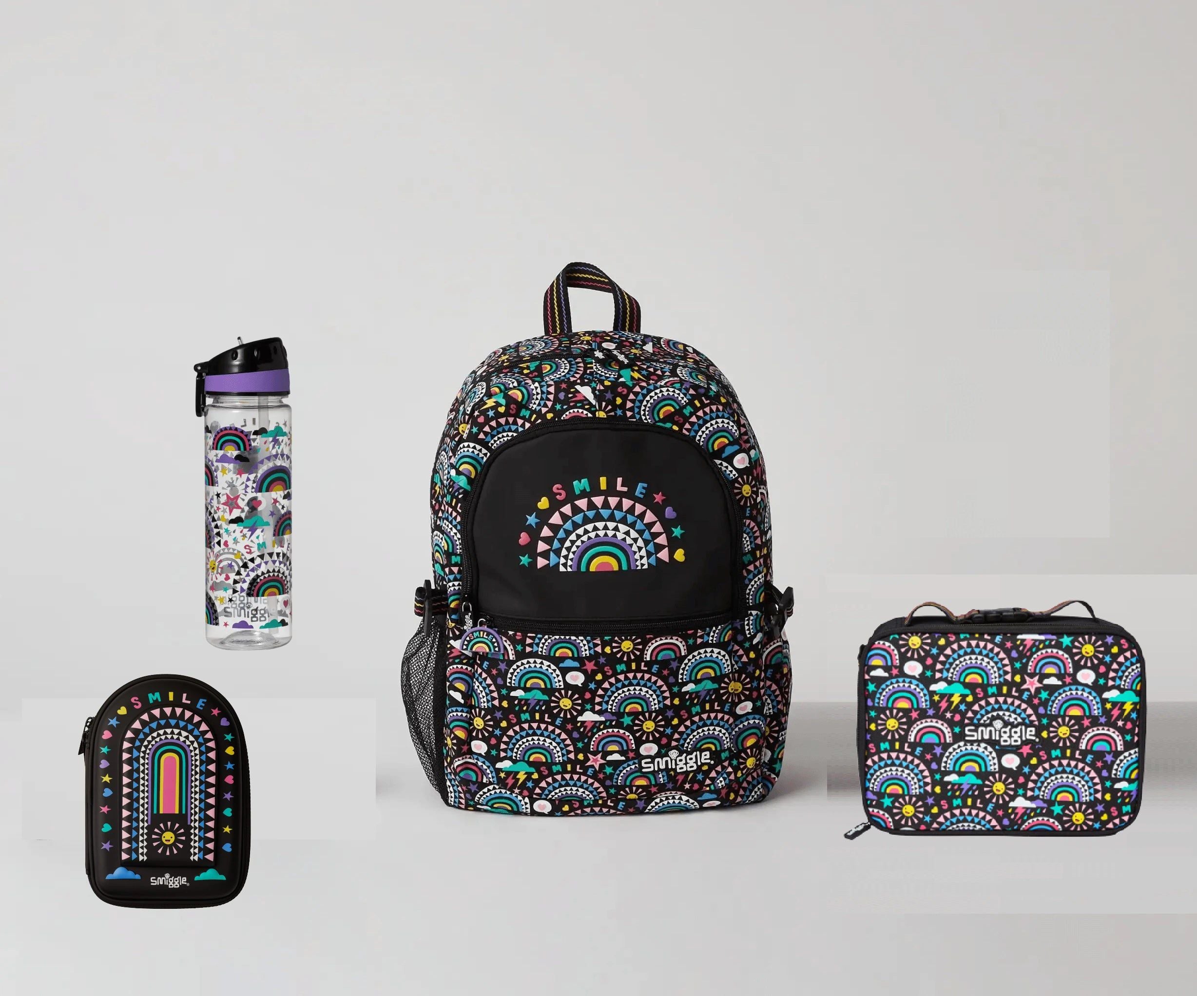 Smiggle - Better Together 4'lü Okul Çanta Seti-Dinossi